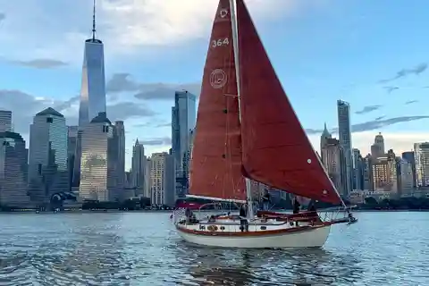 NYC: Privat klassisk segelbåt i New York Harbor