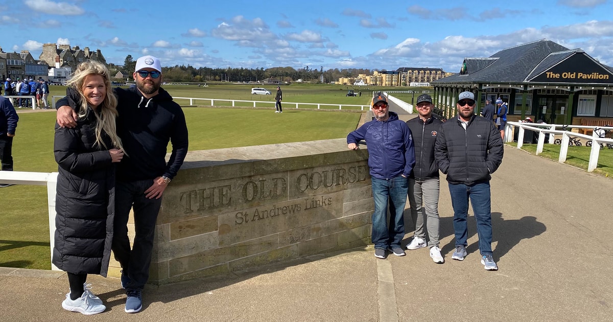 St Andrews Andrews Old Course History Tour 80. léta Pro Caddie