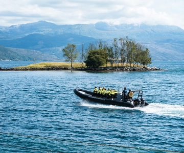 De Norheimsund: Hardangerfjord & Fyksesund RIB Fjord Tour