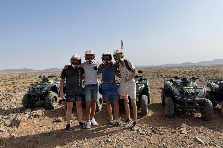 Desert of the palm grove of Marrakech: Discover in Quad