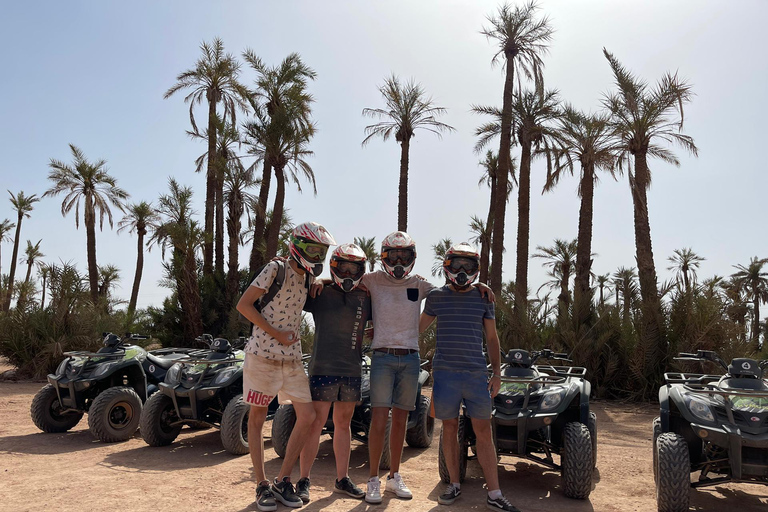 Desert of the palm grove of Marrakech: Discover in Quad