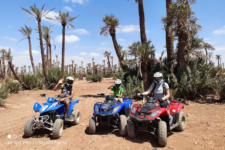 Desert of the palm grove of Marrakech: Discover in Quad