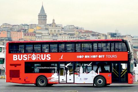 Istanbul: Hop-On Hop-Off Sightseeing Bus with Audio Guide