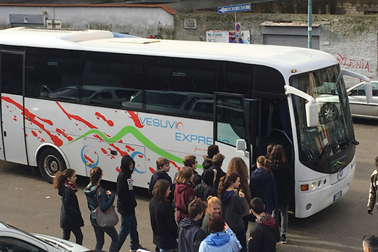 Från Ercolano: Inträdesbiljett till Vesuvio Park och buss tur och retur(Kopia av) Från Ercolano: Inträdesbiljett till Vesuvio Park och buss tur och retur