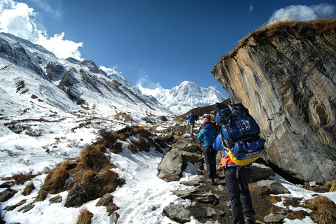 De Pokhara: Ghorepani Poon Hill de 9 dias e ABC Trek