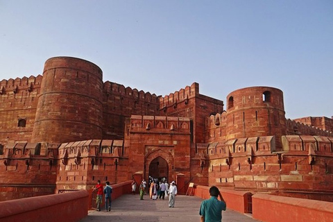 From Delhi: Taj Mahal &amp; Agra Fort Private Tour With TransferTour With AC Car ,Driver , And Guide