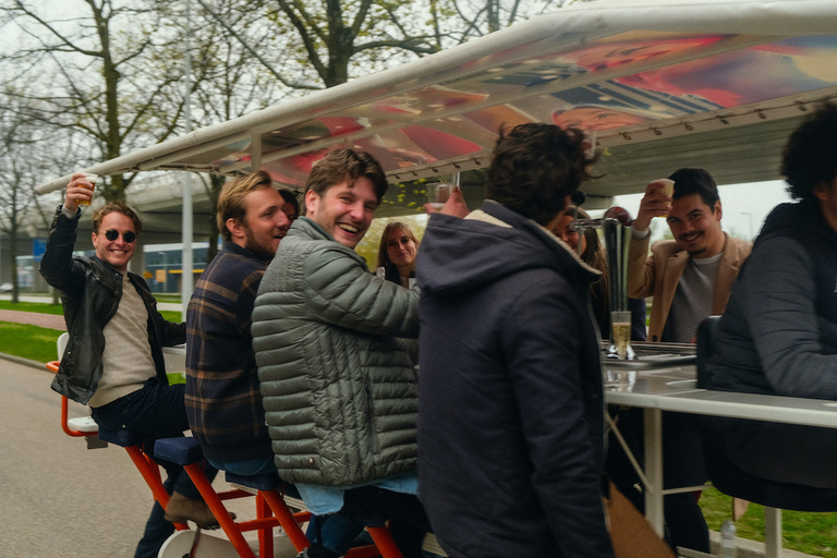 Amsterdã: Passeio de bicicleta com cerveja holandesa e bar a bordoExcursão de bicicleta de cerveja holandesa - privada