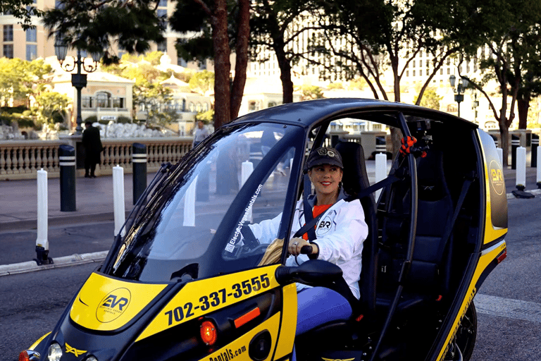 Las Vegas: Self-Drive Strip Tour w elektrycznym samochodzie EVR