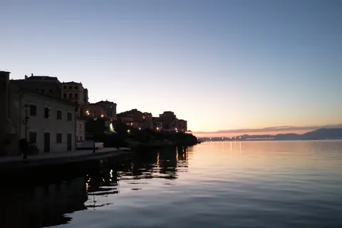 Sunset boat trip from Corfu Town to Mouse Island