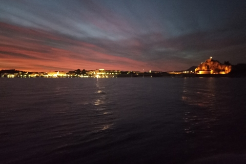 Corfou : Excursion au coucher du soleil sur l'île de la souris et dîner à bordExcursion en bateau partagée