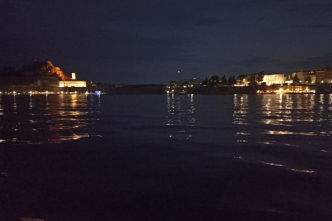 Corfou : Excursion au coucher du soleil sur l'île de la souris et dîner à bordExcursion en bateau partagée