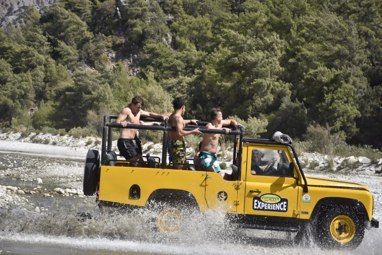 Fethiye: jeepsafaritour met lunch en natuurlijk modderbad