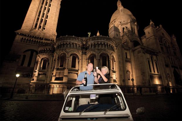 Tour privato di Parigi di notte con Champagne