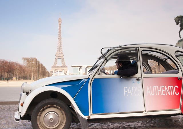 Le meilleur de Paris : visite privée rétro en 2CV