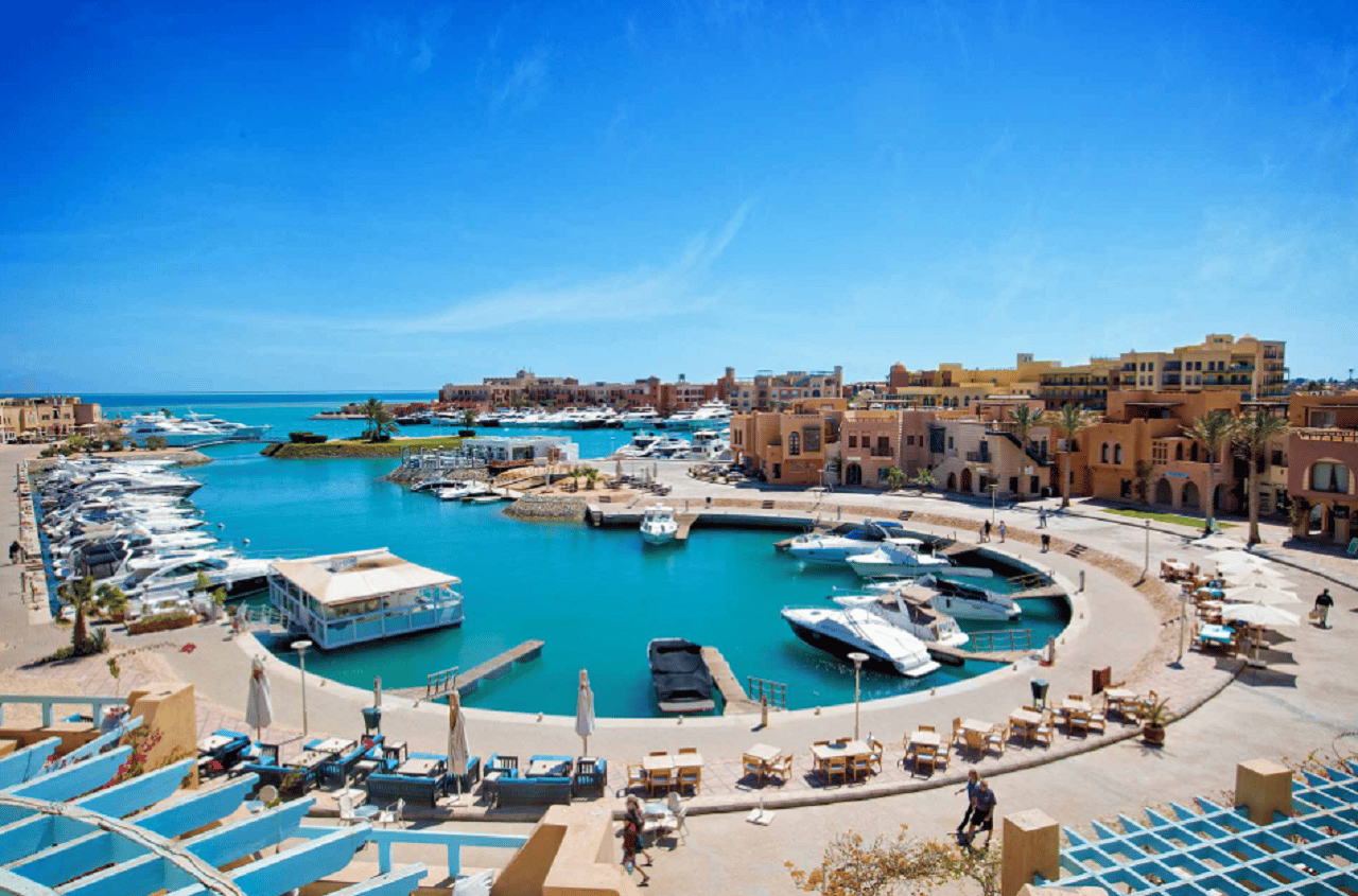Hurghada: El Gouna Tagesausflug, Speedboat, Sightseeing