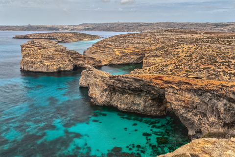 Sliema: Gozo, Comino & Blue Lagoon Gullet Cruise with Lunch