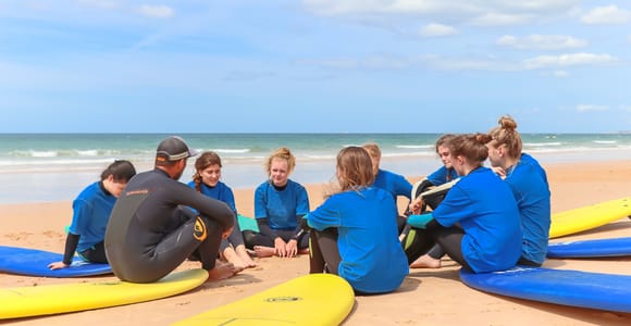 Vilamoura: Surf Lesson at Falésia Beach