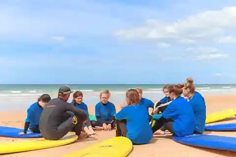 Vilamoura: Surfles op het strand van Falésia
