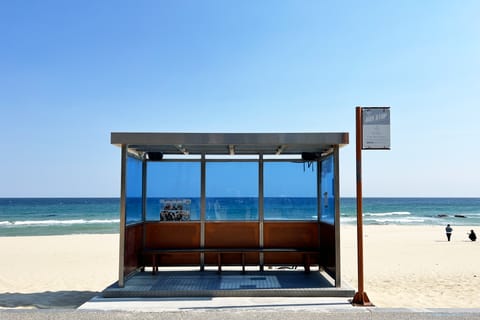 BTS filming beach tour : bts bus stop, butter beach