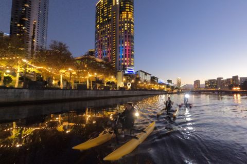 Melbourne: tour in moto d'acqua al crepuscolo sul fiume Yarra