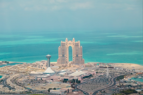 Van Dubai: Abu Dhabi Tour Koninklijk Paleis & Etihad TowersGroepstour in het Duits