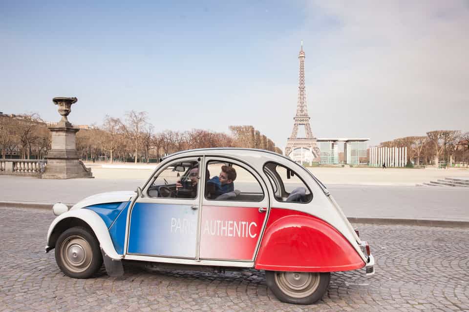 Retro-Tour in einem Citroën 2CV