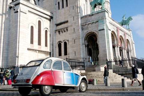 París: recorrido por los sitios clásicos en Vintage Citroen 2CVSitios clásico Tour de la vendimia Citroen 2CV con queso y vino