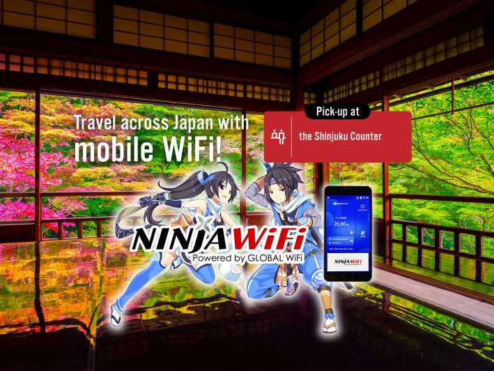 Tokyo, Japan: Mobile WiFi - pick up in Shinjuku