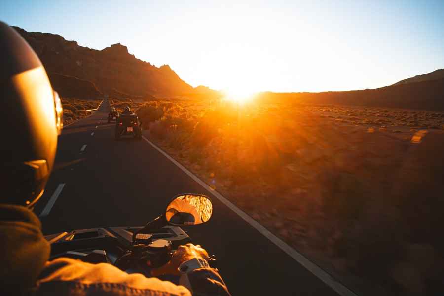 Von Santiago del Teide aus: Quad-Tour bei Sonnenuntergang zum Teide