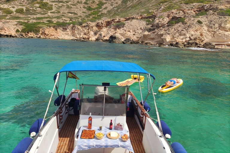 Palma de Mallorca: Excursión en barco de día completo o medio día con brunchPalma de Mallorca: Excursión de medio día en barco con brunch
