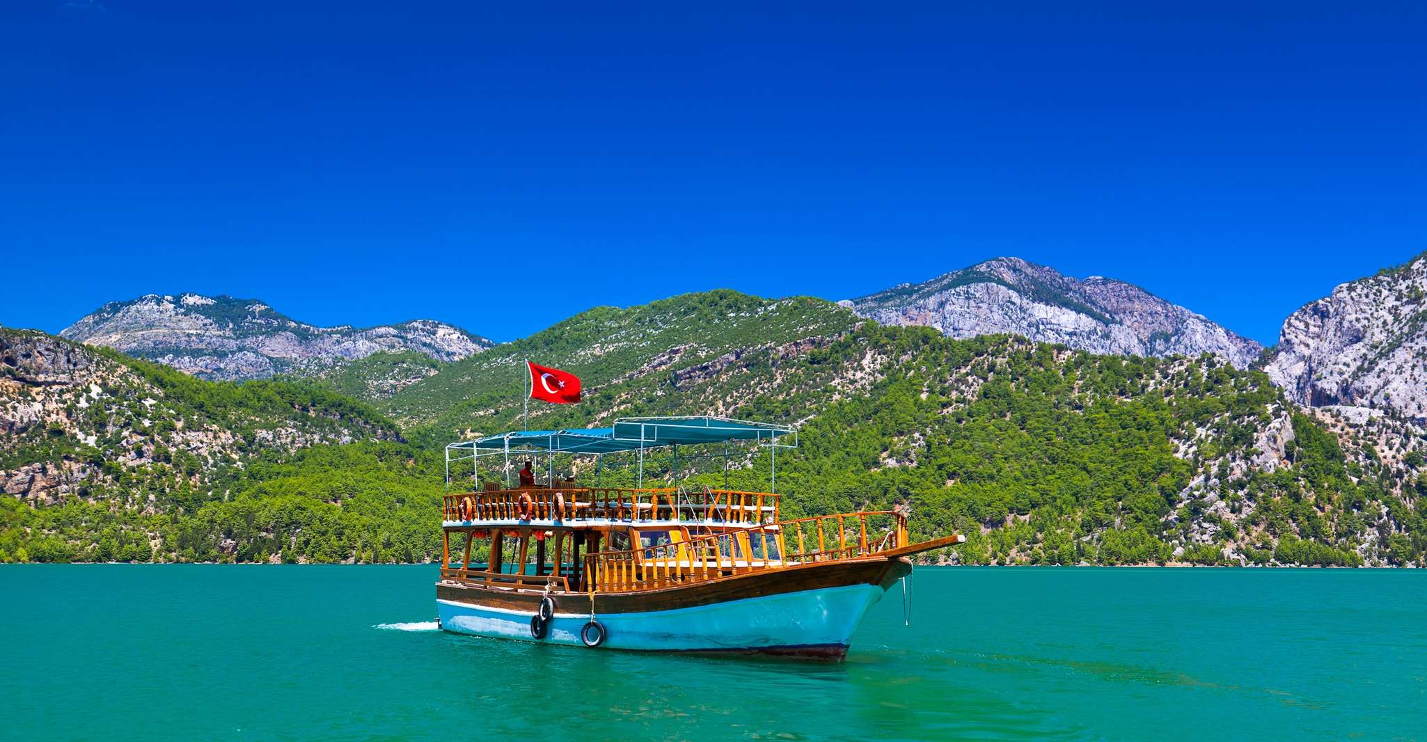 From Kemer, Green Canyon Boat Trip with Lunch and Drinks - Housity