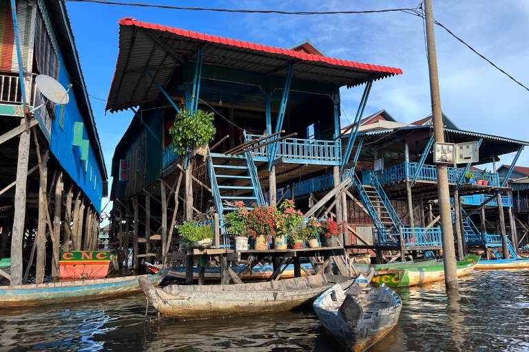 Desde Siem Reap: Crucero en barco por Beng Mealea y Tonle Sap al atardecer