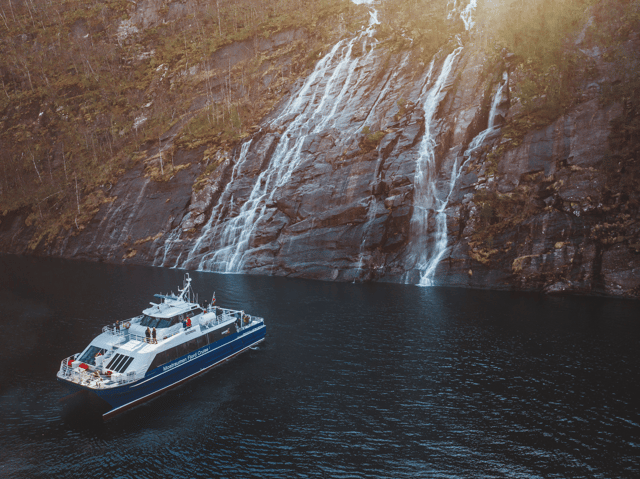 Visit From Bergen Mostraumen Fjord and Waterfall Cruise in Bergen