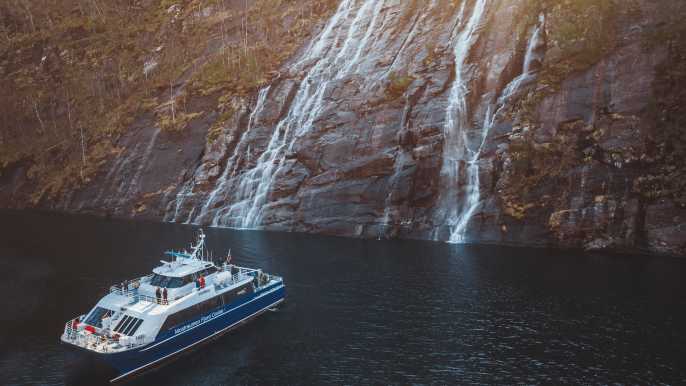 From Bergen: Mostraumen Fjord and Waterfall Cruise