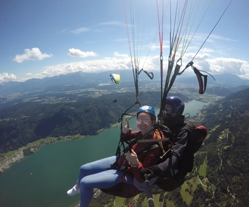 Villach/Ossiachersee: Paragliding "Panorama" Tandemflug