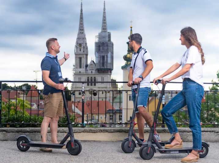 Zagreb: City Highlights Tour by Electric Scooter