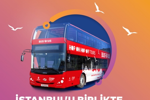 Visite guidée d'Istanbul en bus à impériale avec embarquement et débarquement rapidesOption standard