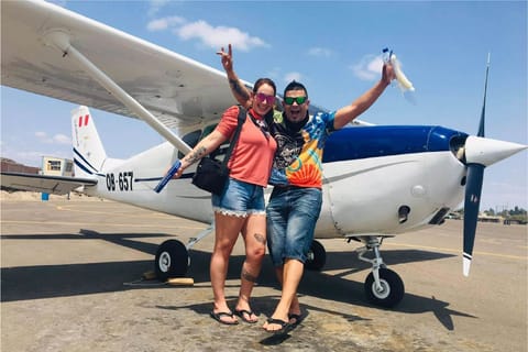 From Lima: Nazca Lines Flight with Huacachina Buggy Tour