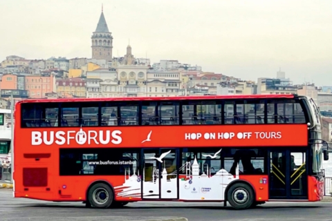 Visite guidée d'Istanbul en bus à impériale avec embarquement et débarquement rapidesOption standard