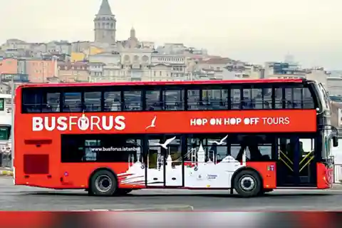 İstanbul: 48 Saatlik Hop-On Hop-Off Çift Katlı Otobüs Bileti