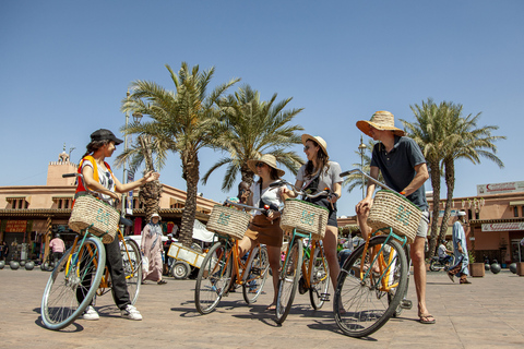 Marrakech: Kulturell cykeltur med bakverk och te