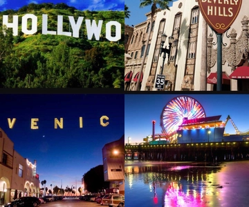 Anaheim, LA, Hollywood Gruppresa till LA, Hollywood och Santa Monica