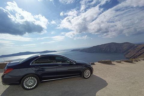 Santorini: Full-Day Car Hire with Private Driver