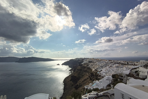 Santorini: Heldagsuthyrning av bil med privat förare