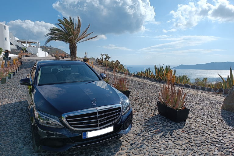 Santorini: Full-Day Car Hire with Private Driver