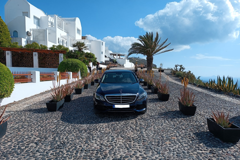 Santorini: Full-Day Car Hire with Private Driver