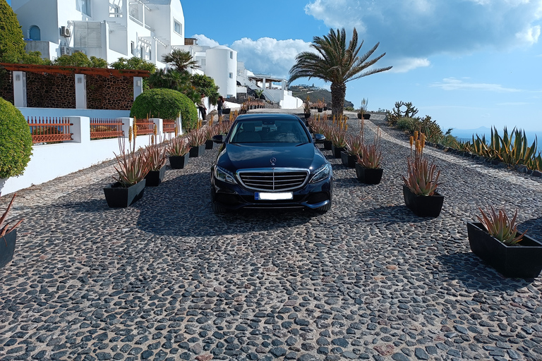 Santorini: Full-Day Car Hire with Private Driver