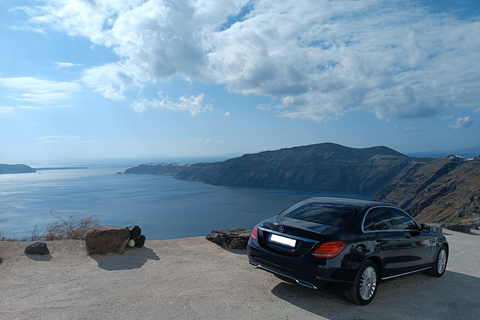 Santorini: Full-Day Car Hire with Private Driver