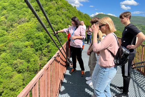 From Kutaisi: Martvili & Okatse Canyons & Cave Guided Tour Martvili, Okatse Canyons & Cave Small Group Tour