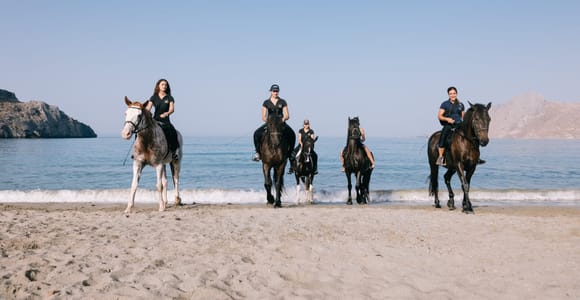Crete: Horse Riding on Plakias Beach with a 1.4-Km Canter